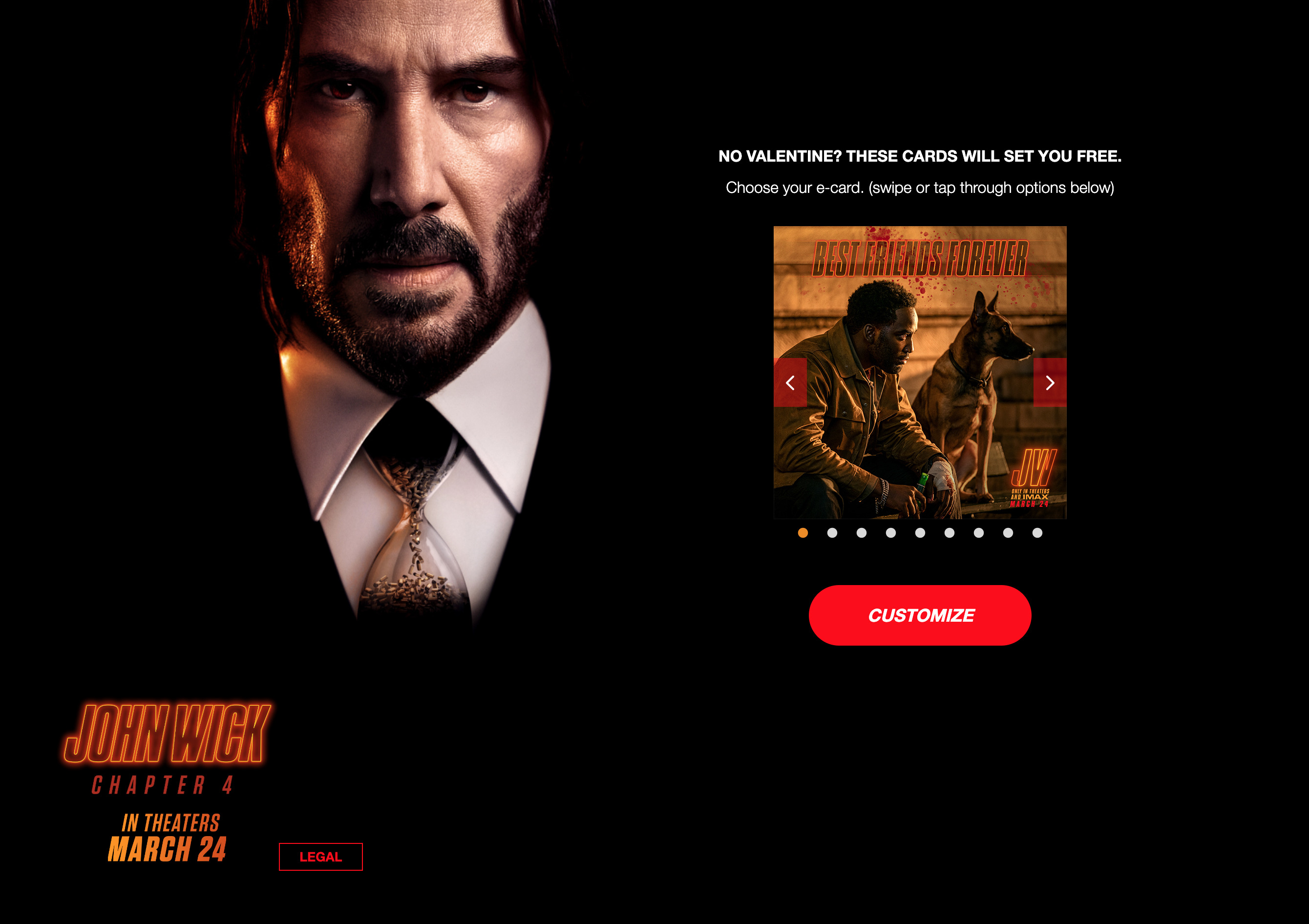 Typhaney Bennett Sandoval Agency Web App John Wick Chapter 4