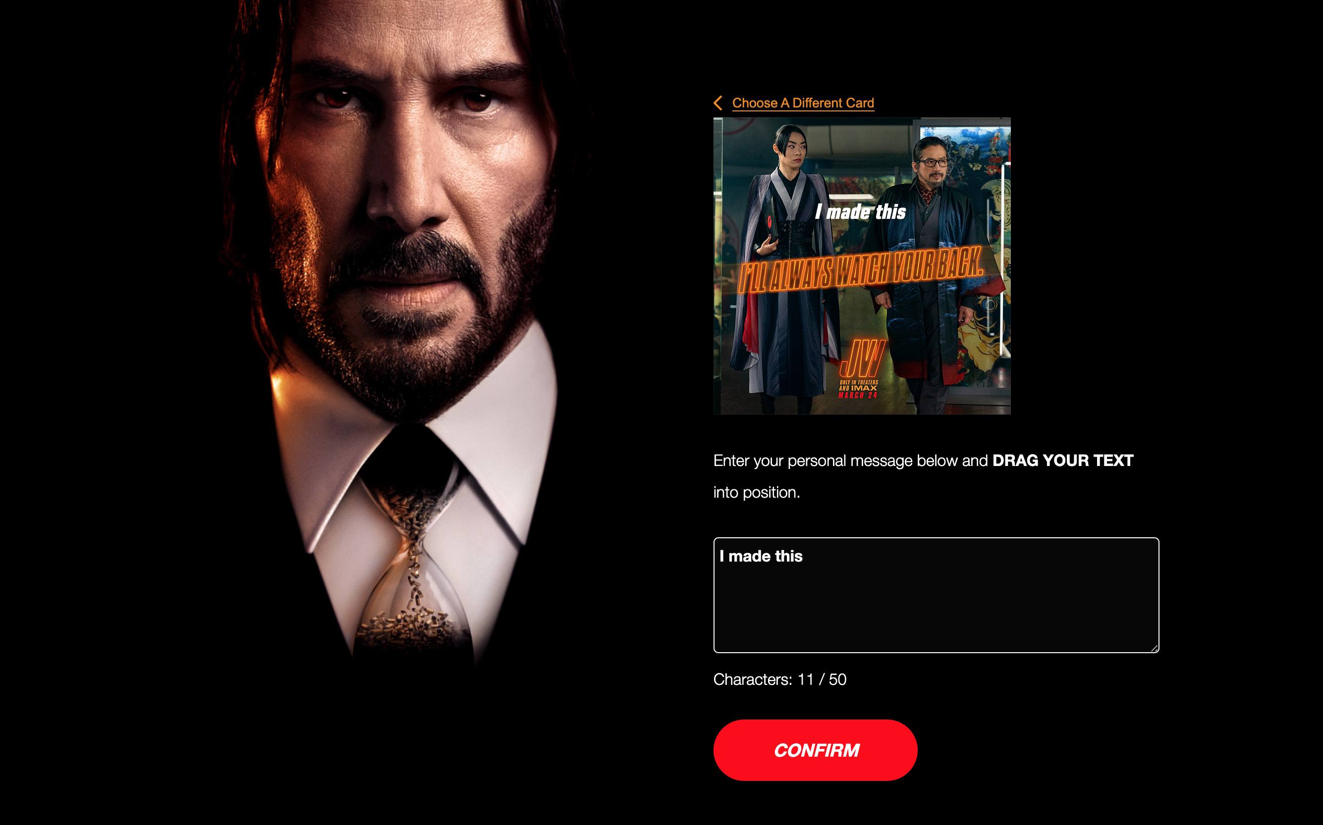 Typhaney Bennett Sandoval Agency Web App John Wick Chapter 4